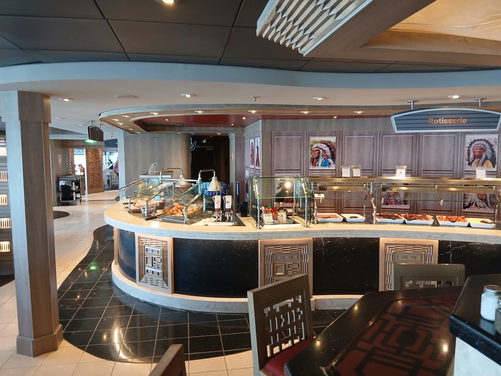 Le buffet du MSC Divina
