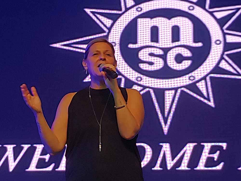 MSC Sinfonia entertainment