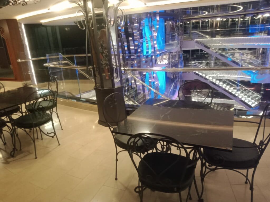 Bars on the MSC Seaside Bohème