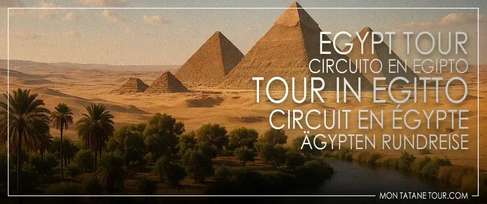 Circuit Égypte 8 jours tout inclus - Pyramides, croisière et temples