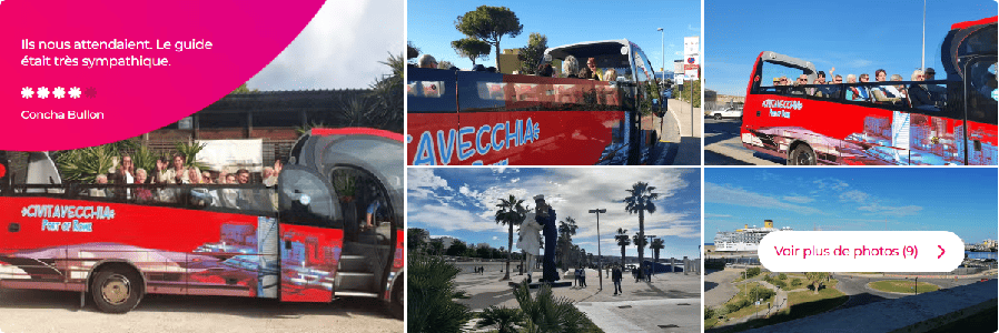 Civitavecchia cruise port excursion Ticket – Civitavecchia Sightseeing Bus