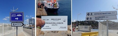Come uscire dal porto delle navi da crociera di Ibiza: