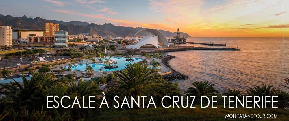 Cruise ports and stops in the mediterranean in Santa Cruz de Tenerife CANARY ISLANDS  