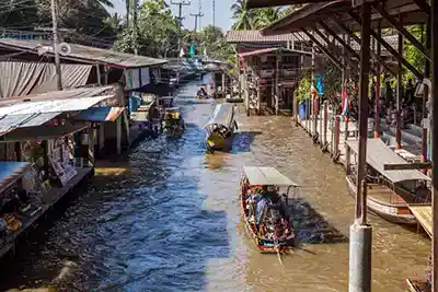 Damnoen Saduak marché Bangkok MTT 1