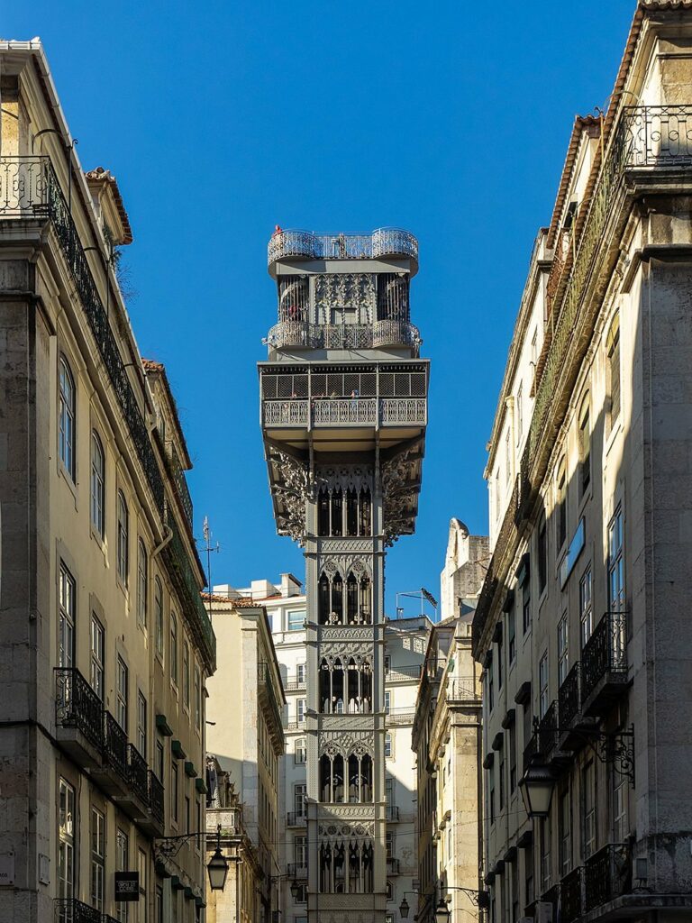 Escala de crucero en Lisboa Elevador-Santa-Justa