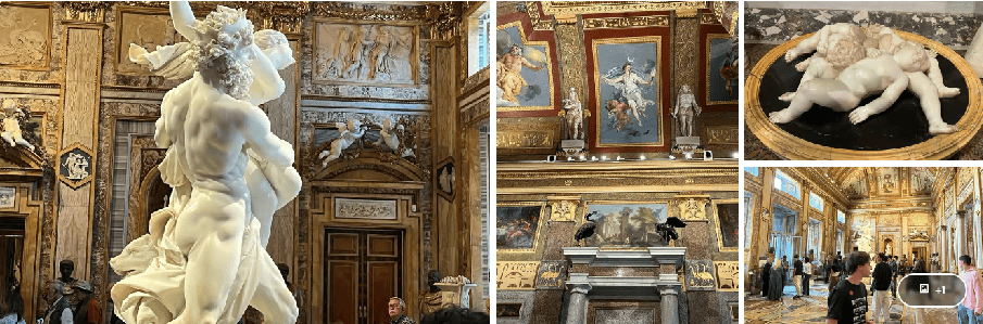 Escala de crucero en Roma Billete - Galería Borghese