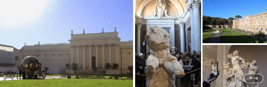 Escala de crucero en Roma  Entrada - Capilla Sixtina & Museos Vaticanos