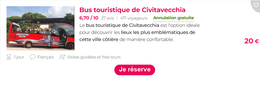 Escale croisière à Civitavecchia
