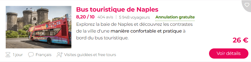 Escale croisière à Naples