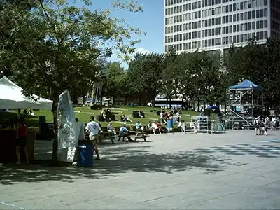 Gamelin park Montreal