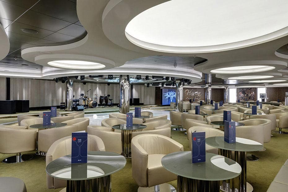 Bars on the MSC Seaside