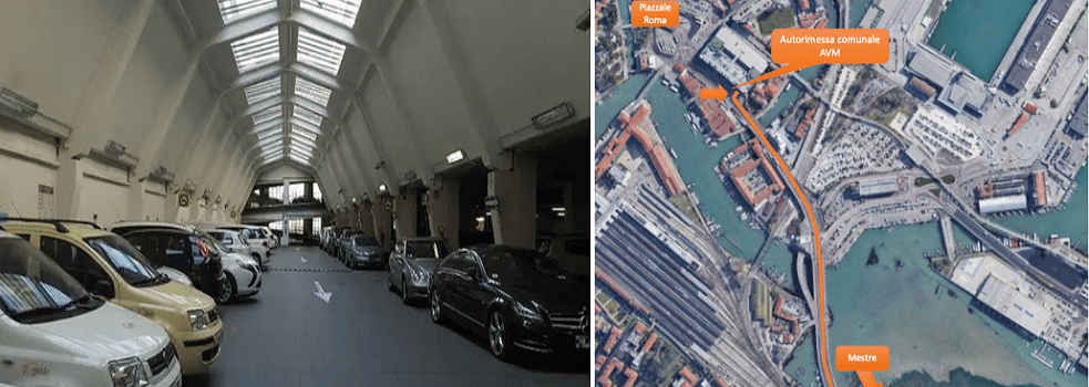 Kreuzfahrtparken in Venedig