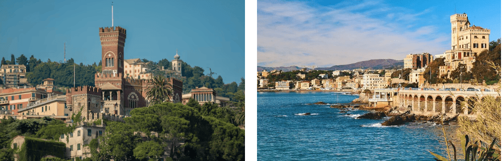 Kreuzfahrtstopp in Genua Schloss Albertis