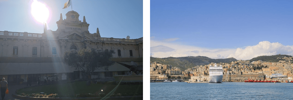 Kreuzfahrtstopp in Genua