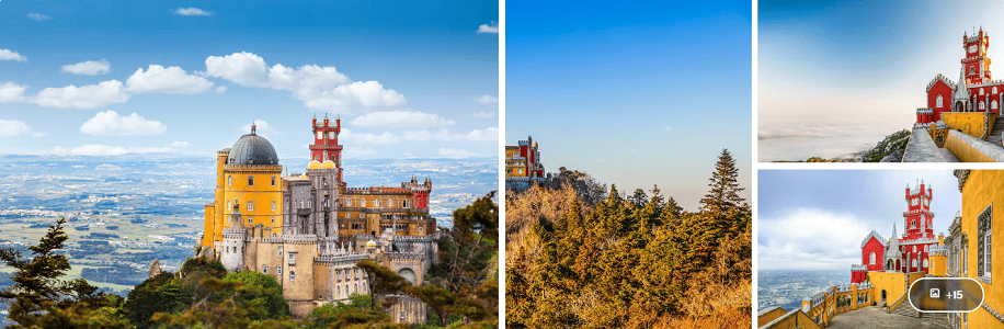 Kreuzfahrtstopp in Lissabon Ticket – Palast und Park von Pena