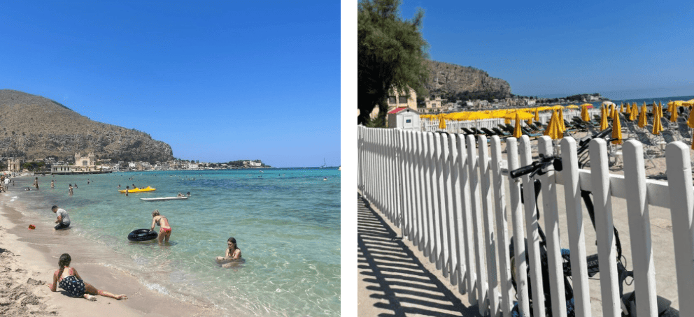 Kreuzfahrtstopp in Palermo – Strand von Mondello
