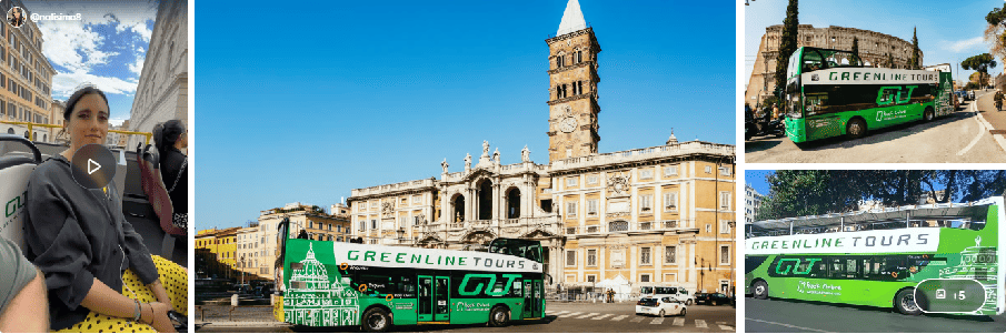 Kreuzfahrtstopp in Rom Ticket – Panoramic Hop-OnHop-Off-Bus 3 Routen x 1