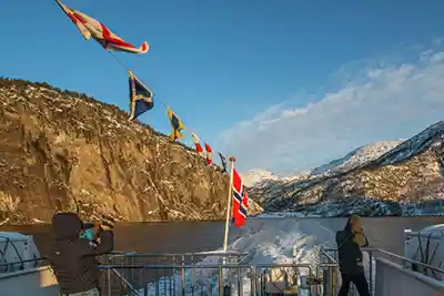 Kreuzfahrtstopps in den Fjorden