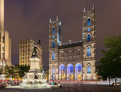 La basilique Notre Dame de Montréal 1