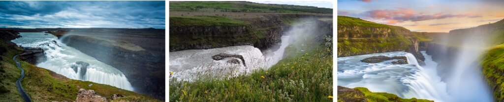 Reykjavik travel guide Gullfoss waterfall