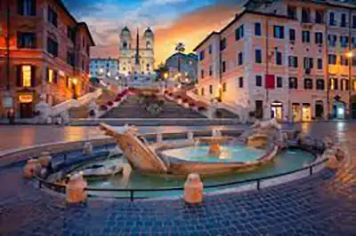 Visiter Rome et le Vatican La piazza di Spagna