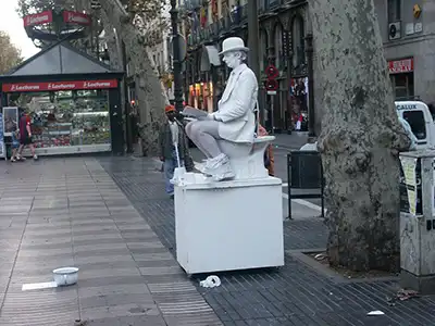 Las Ramblas et ses Artistes 1