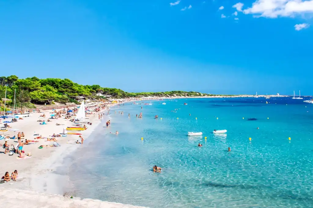 Las salinas beaches ibiza 2