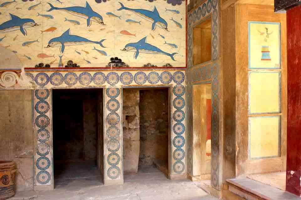 Le palais de Knossos en crète 1