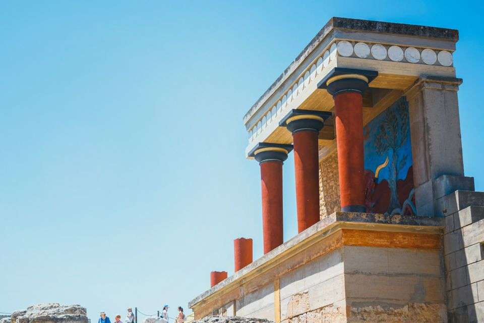 Le palais de Knossos en crète 1