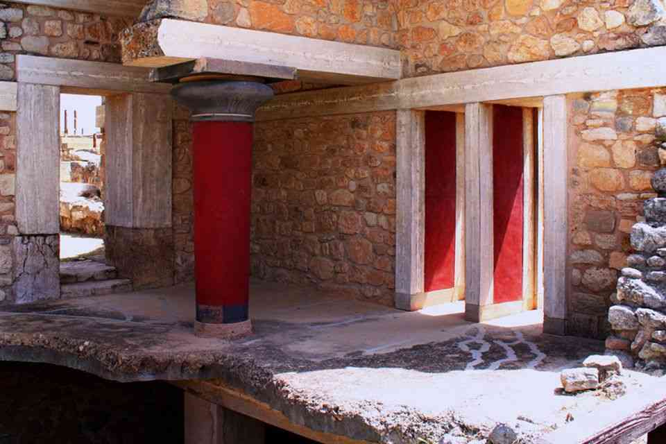 Le palais de Knossos en crète 1