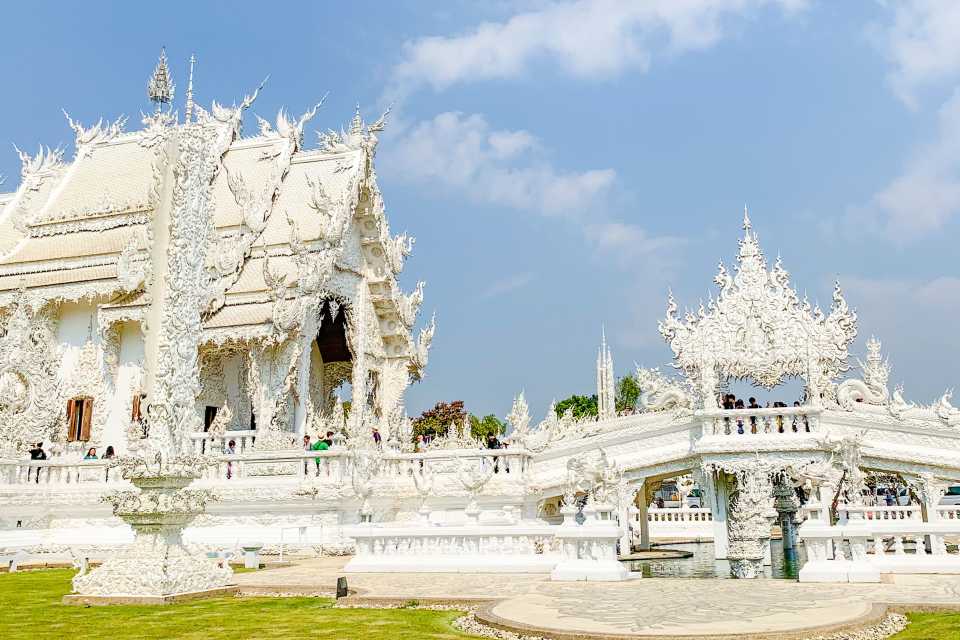 Visiter Chiang Mai Le temple blanc (Wat Rong Khun) à Chiang Rai 