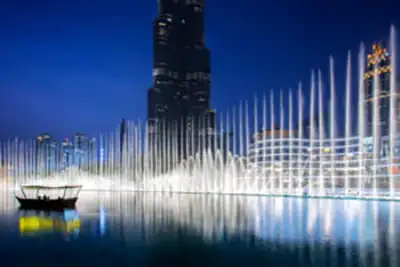 Les fontaines de Dubaï