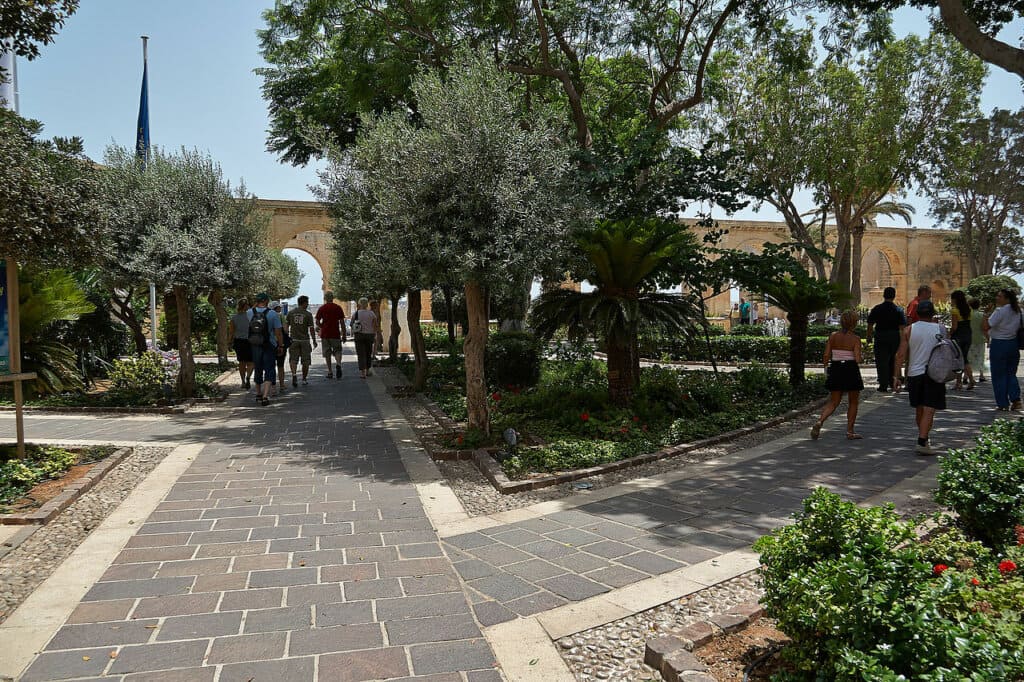 the Barrakka gardens