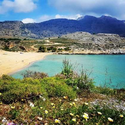 plage d’Agathi à Rhodes