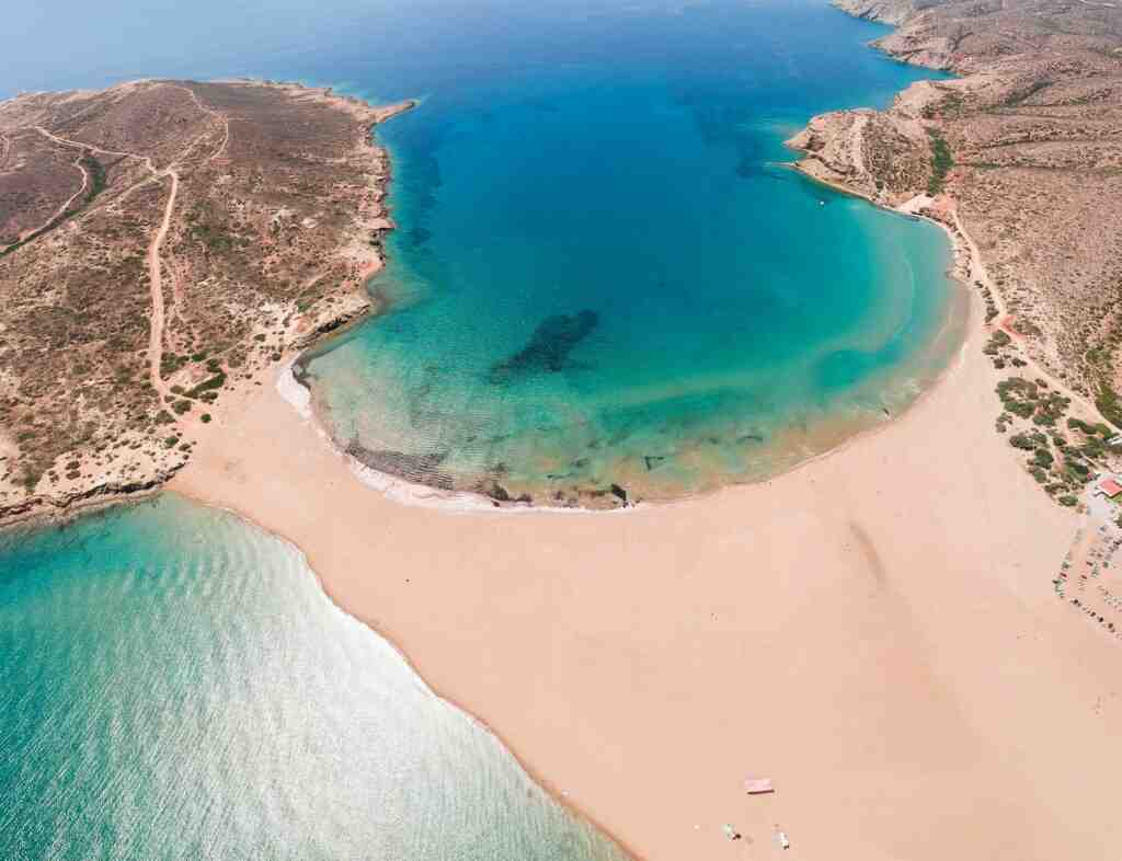 plage de Prasonisi, un joyau du sud de Rhodes