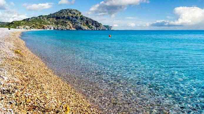 La plage de Faliraki