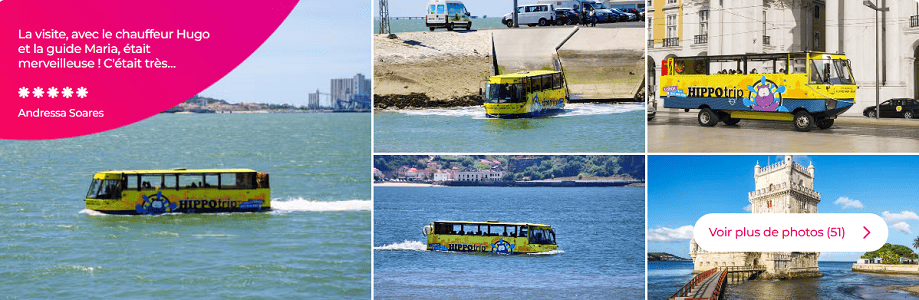 Lisbon cruise port excursions  Ticket – Amphibious bus tour