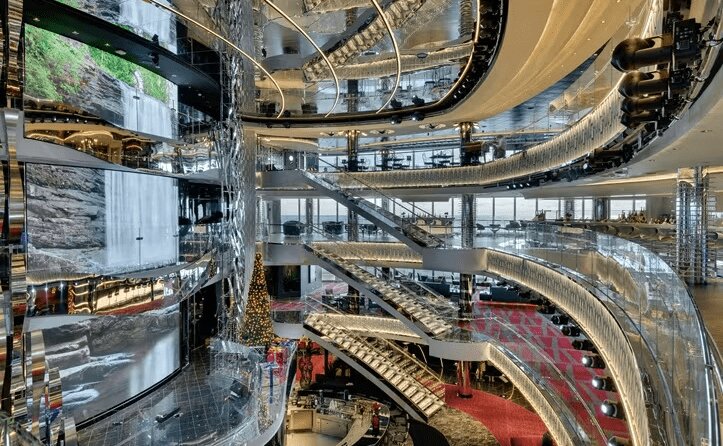 MSC Seaside atrium