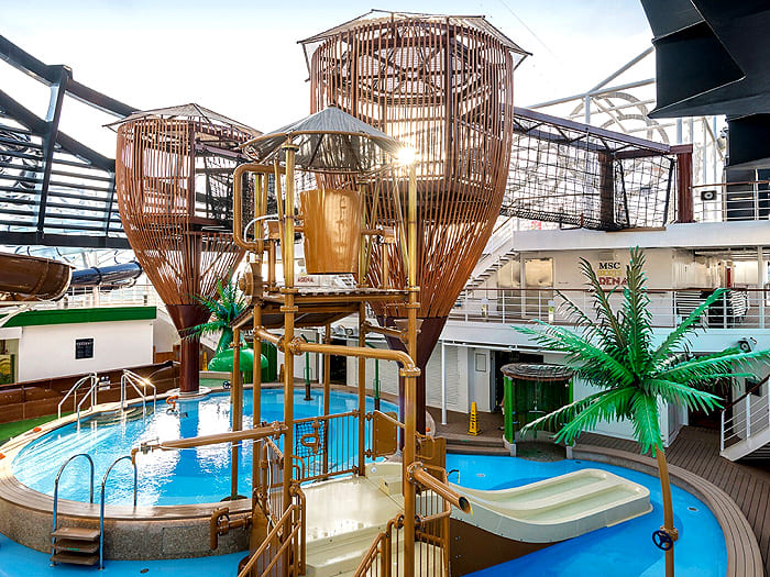 MSC Seaside piscines