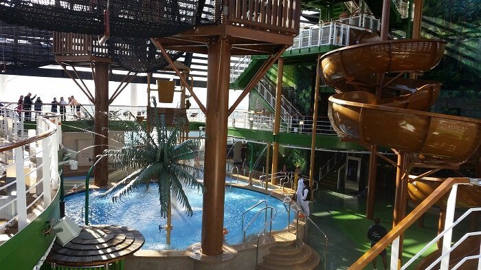 MSC Seaview waterslides