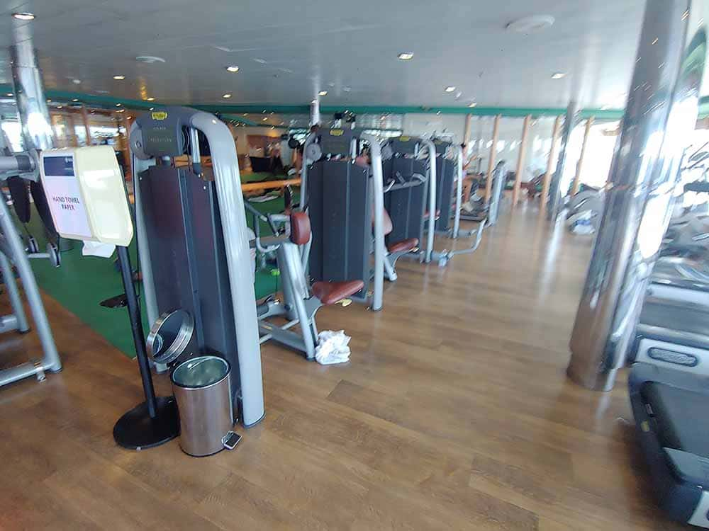 MSC Sinfonia salle de sport