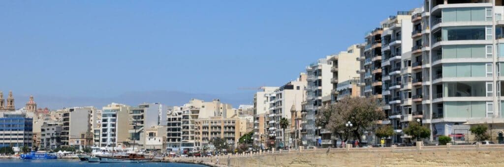 beach Sliema Malta