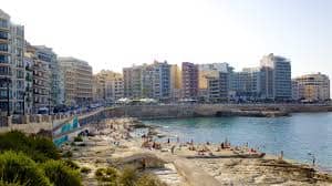 Malte Plage à Sliema