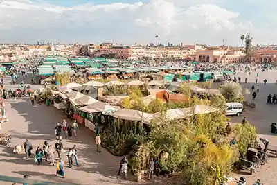Marrakech - La place Jemaa el-Fna 2MTT