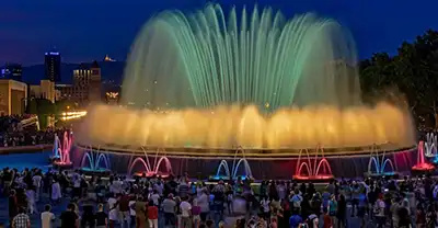 Barcelona travel guide Montjuïc Fountains