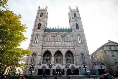 Notre dame Basilica in Montreal