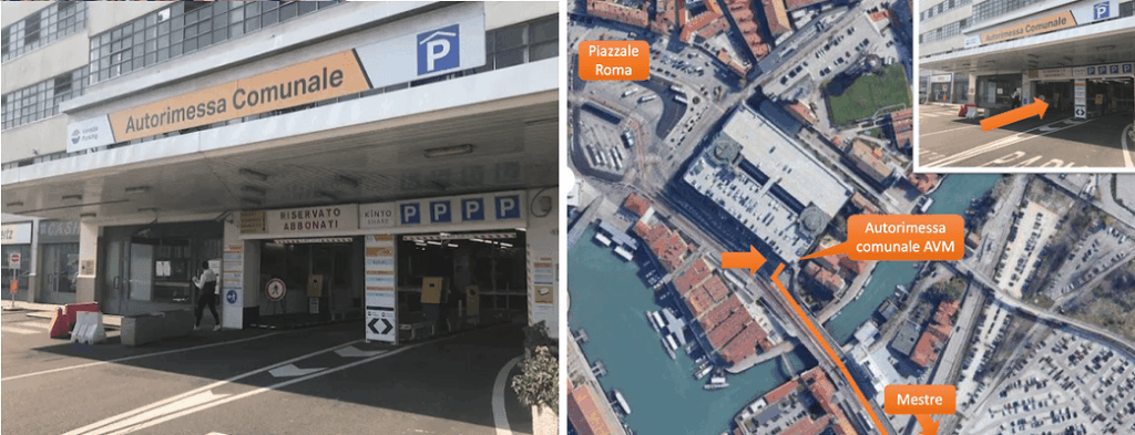Parcheggio crociera a Venezia