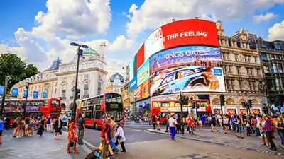 London travel guide Piccadilly Circus