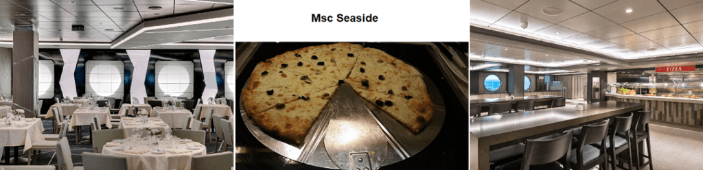 MSC Seaside restaurants