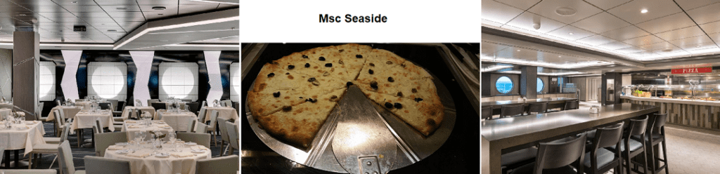 Restaurants du MSC Seaside
